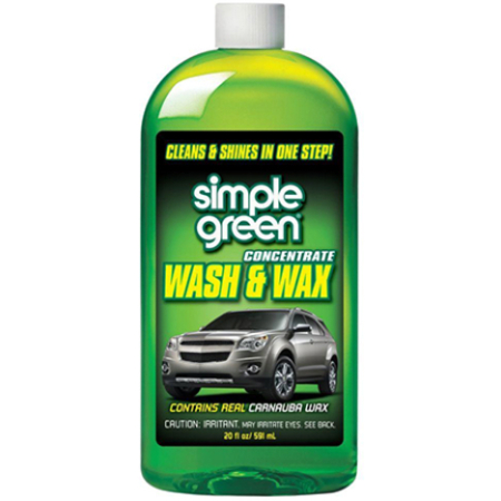 SUNSHINE MAKERS 0210000643270 SIMPLE GREEN CAR WASH/WAX 20OZ 43270